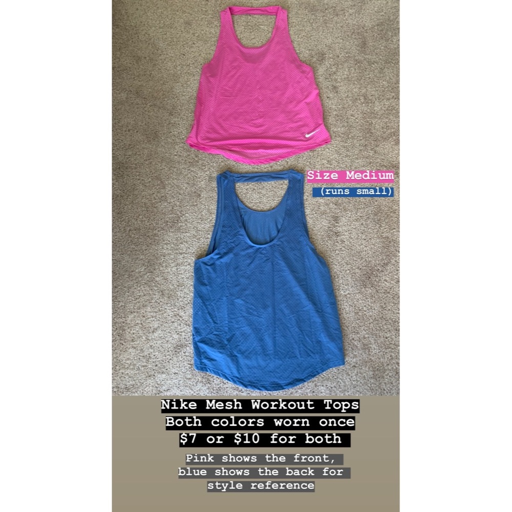 Nike Mesh Workout Tank Top